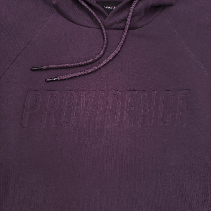 Providence Block Deboss Hooded Sweatshirt - Eggplant