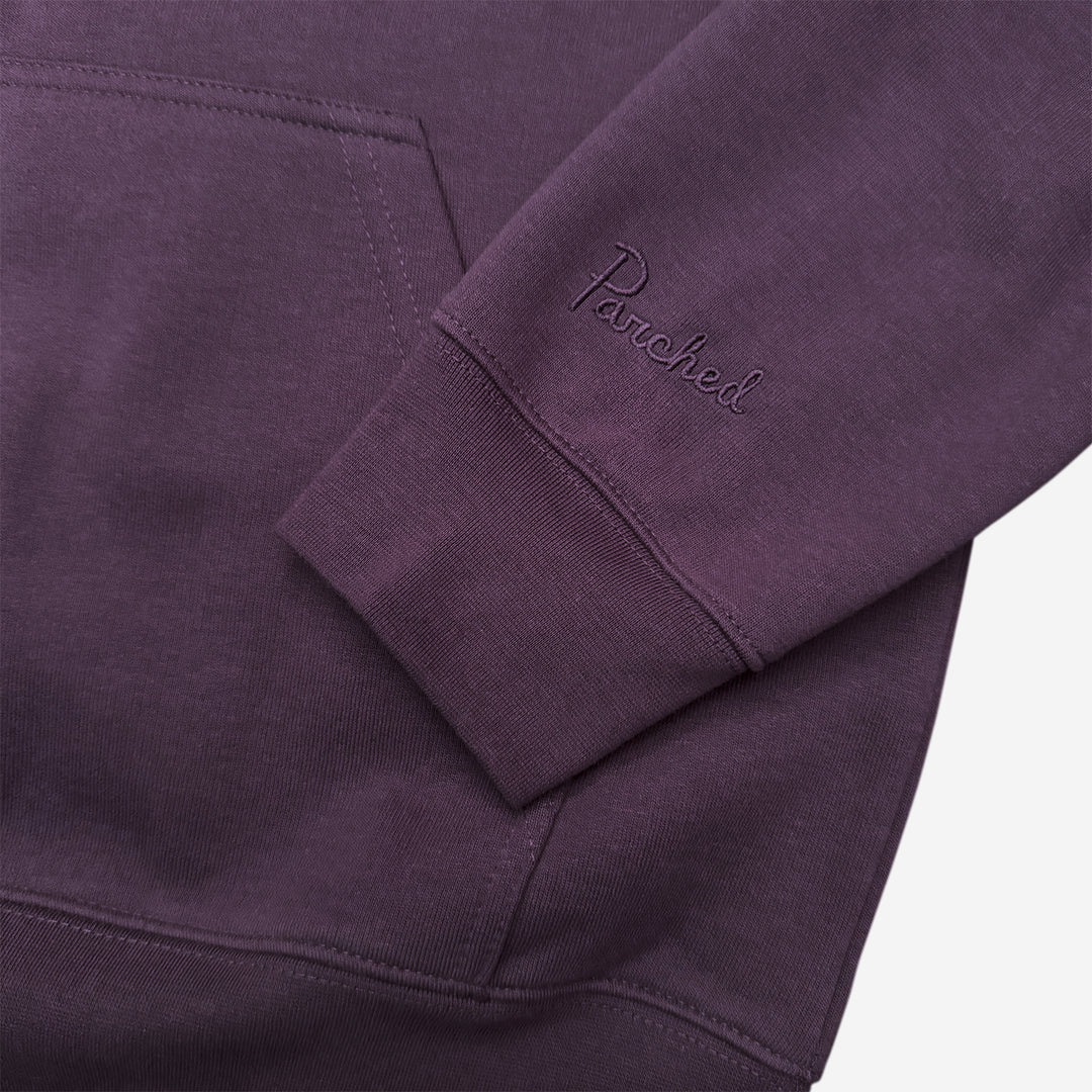 Providence Block Deboss Hooded Sweatshirt - Eggplant