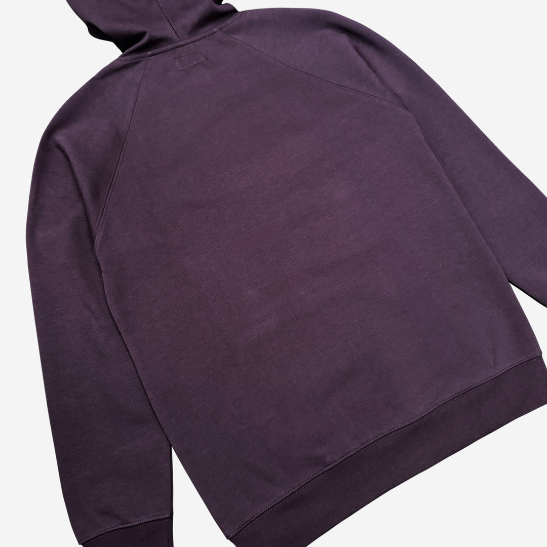 Parched Script Hooded Sweatshirt - Eggplant