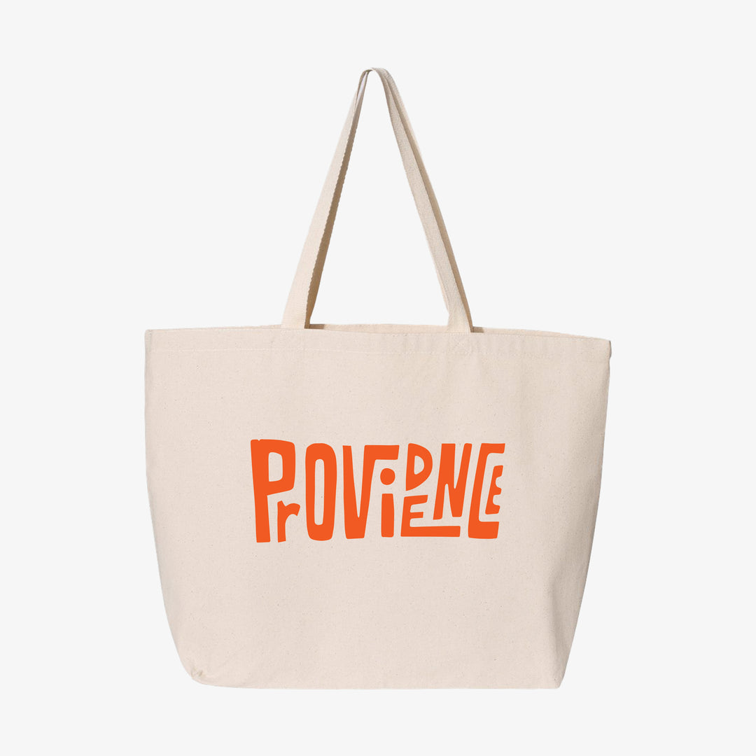 Providence Maze Text Tote Bag