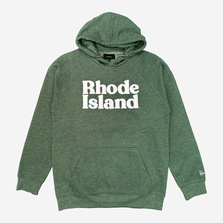 Rhode Island Bubble Hooded Sweatshirt 2.0 - Heather Forest