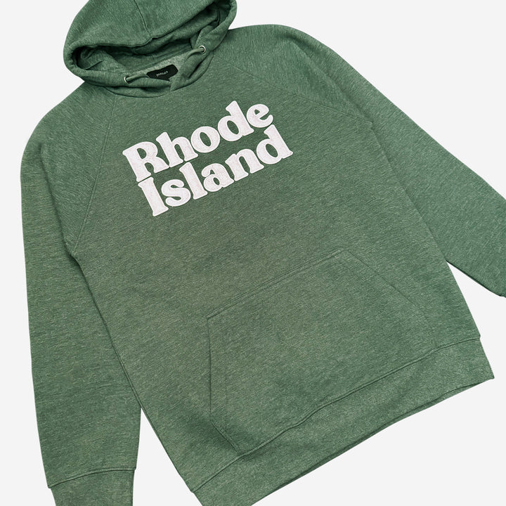 Rhode Island Bubble Hooded Sweatshirt 2.0 - Heather Forest