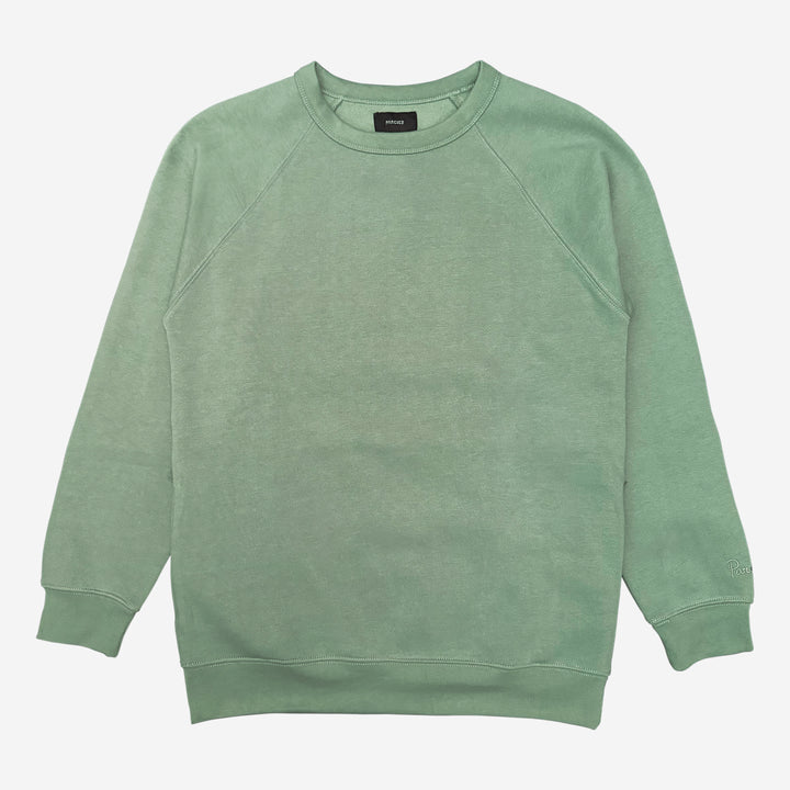 Parched Pocket Crew Neck Sweatshirt - Sage